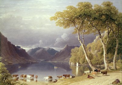 Cabeza de Ullswater en el Distrito de los Lagos de George Fennel Robson