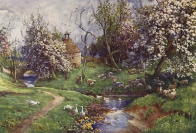 Un huerto de Cotswold de George Franck Nicholls