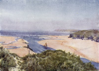 De Lelant a Godrevy (litografía en color) de George Franck Nicholls