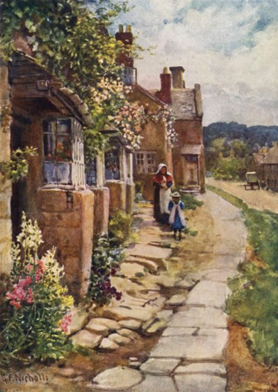 Casas antiguas, Broadway de George Franck Nicholls