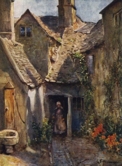 Casas antiguas, Chipping Campden de George Franck Nicholls