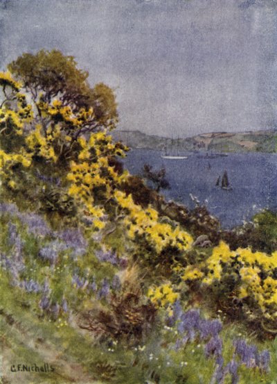 Las orillas del Fal, Falmouth de George Franck Nicholls