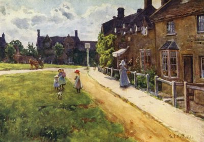 La plaza del pueblo, Broadway de George Franck Nicholls