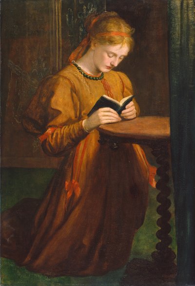May Prinsep (Oración) 1867 (óleo sobre lienzo) de George Frederic Watts