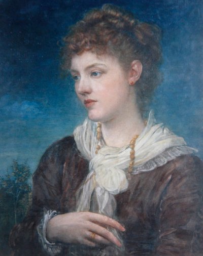 Retrato de Calliope Coronio, c.1880 de George Frederic Watts