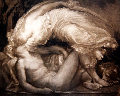 Endymion, grabado por Frank Short de George Frederick (after) Watts