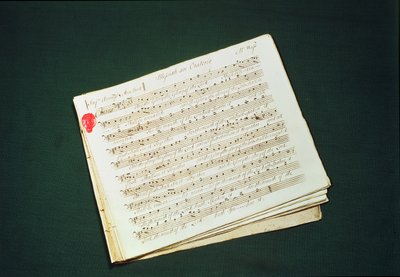 Partitura original de El Mesías de George Frederick Handel