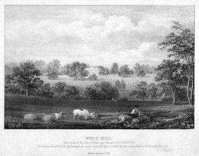 West Hill, cerca de Wandsworth, Londres de George Frederick Prosser