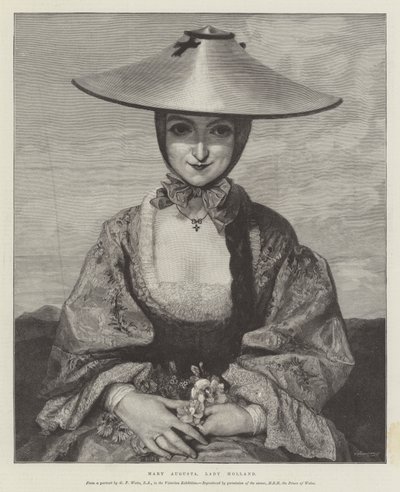 Mary Augusta, Lady Holland de George Frederick Watts