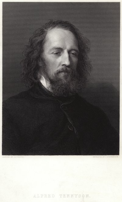 Retrato de Alfred, Lord Tennyson de George Frederick Watts