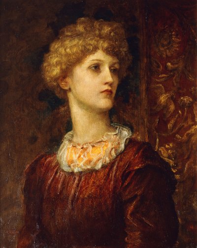 Retrato de Dorothy Dene, busto de George Frederick Watts