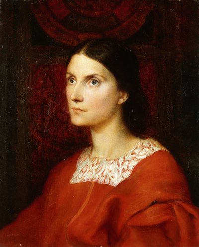 Retrato de Lady Wolverton, de soltera Georgina Tufnell de George Frederick Watts
