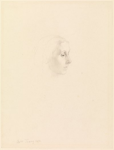 Estudio para el retrato de Emily Tennyson de George Frederick Watts