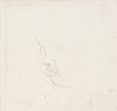 Estudio para la cabeza de un niño, c.1860 (grafito) de George Frederick Watts