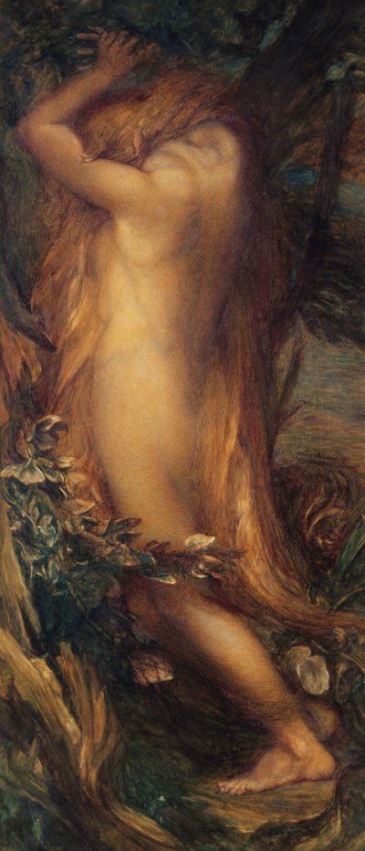 Eva Arrepentida, c.1865-97 de George Frederick after Watts