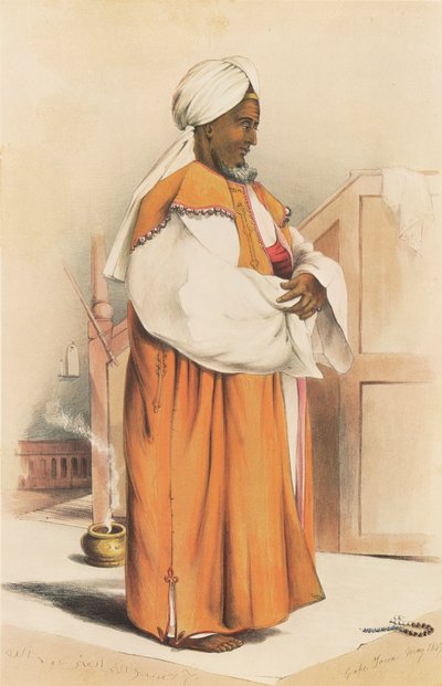Karel, un respetado sacerdote malayo de Ciudad del Cabo de George French Angas