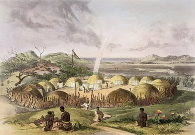 Kraal zulú cerca de Umlazi, Natal, placa 27 de 