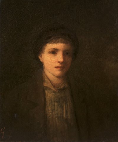 Cabeza de un niño, antes de 1885 de George Fuller