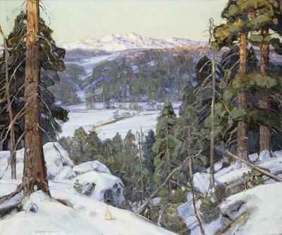 Pinos en invierno de George Gardner Symons