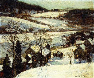 Crepúsculo Invernal de George Gardner Symons