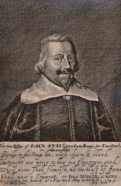 John Pym, político parlamentario inglés, c1644 1894 de George Glover