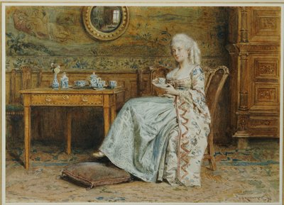 Té de la tarde de George Goodwin Kilburne