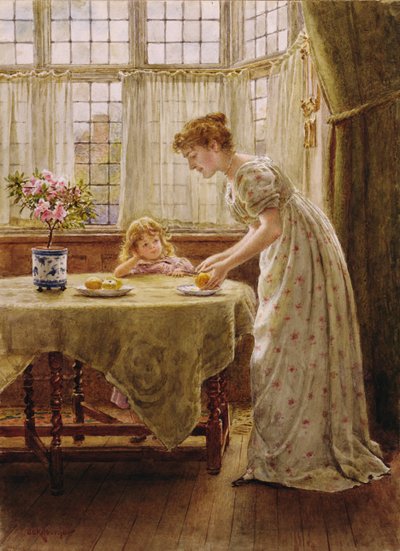 Merienda de la Tarde de George Goodwin Kilburne