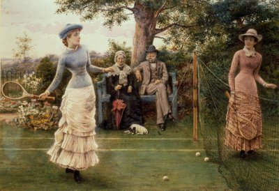 Partido de tenis de George Goodwin Kilburne