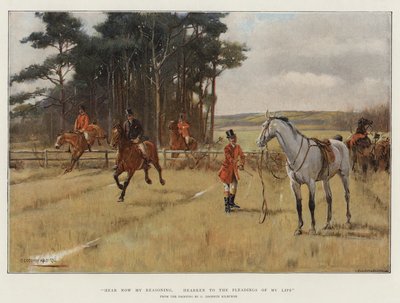 Escucha ahora mi Razón, escucha las Súplicas de mis Labios de George Goodwin Kilburne