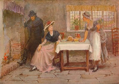 Boceto de Langham: Refugio, c. 1885 de George Goodwin Kilburne