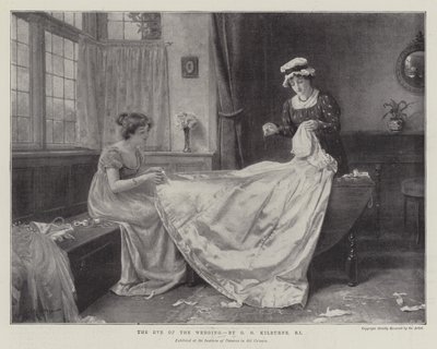 La víspera de la boda de George Goodwin Kilburne