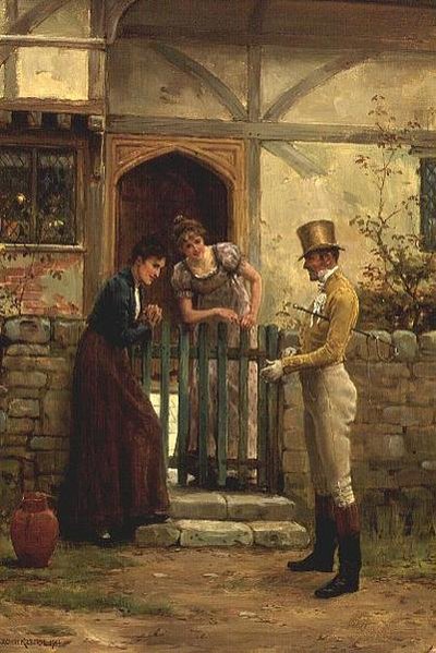 El visitante de George Goodwin Kilburne