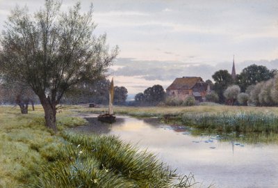 Navegar por el Ouse en Houghton de George Gordon Fraser