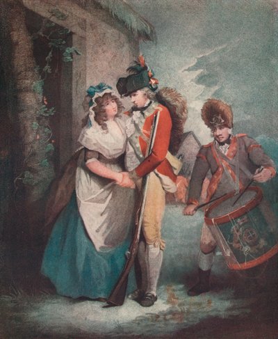 La Partida del Soldado Alojado, c1786-1813, 1909 de George Graham