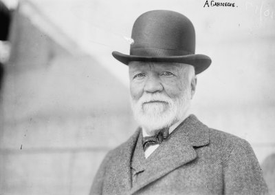 Andrew Carnegie en Nueva York a su regreso de Europa de George Grantham   Bain News Service Bain