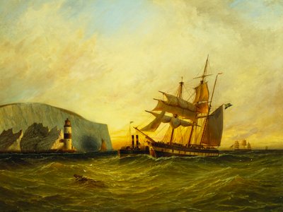 Fuera de las Agujas, Isla de Wight de George Gregory