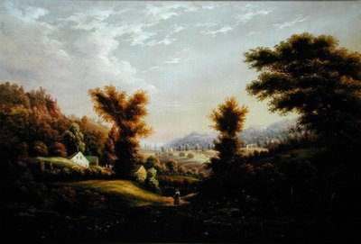 Niña en un camino de George Gunter Hartwick