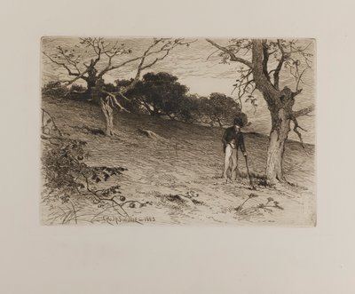 Un viejo huerto de Nueva Inglaterra de George H. Smillie