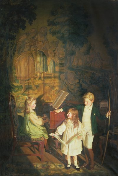 En el clavicordio: Mis hijos de George Harcourt