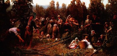 Cosechando uvas de George Harcourt Sephton