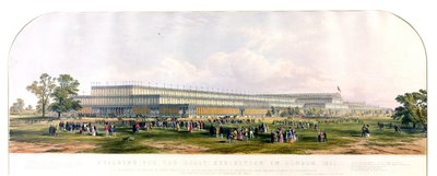 Edificio para la Gran Exposición en Londres, 1851 de George Hawkins