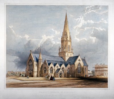 Iglesia de la Santísima Trinidad, Hartland Road, Hampstead, Londres, 1850 de George Hawkins