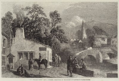 La herrería del pueblo, Exposición de la Sociedad de Pintores en Acuarela de George Haydock Dodgson
