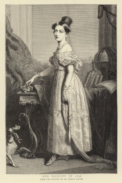 Su Majestad en 1836 de George Hayter