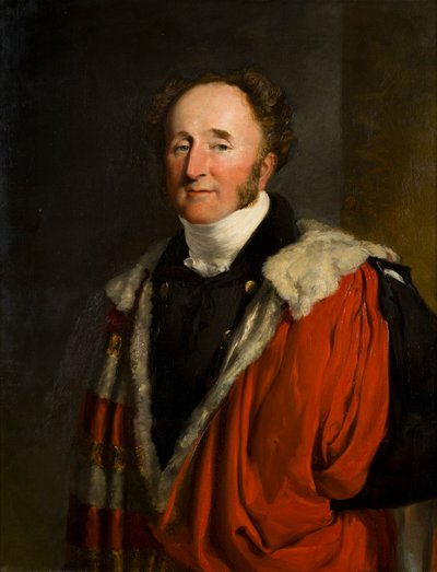 Retrato de Orlando, c.1er conde de Bradford de la segunda creación, c.1822-25 (óleo sobre lienzo) de George Hayter