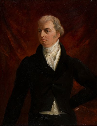 Retrato de Robert Jenkinson, segundo conde de Liverpool (1770-1828), c.1812-28 (óleo sobre tabla) de George Hayter