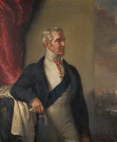 Retrato del primer duque de Wellington, c.1839 (óleo sobre lienzo) de George Hayter