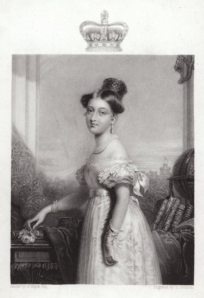 Reina Victoria a los 18 años de George Hayter