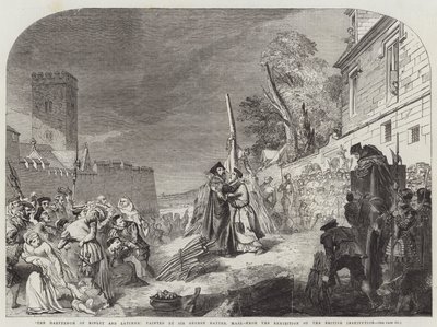 El martirio de Ridley y Latimer de George Hayter