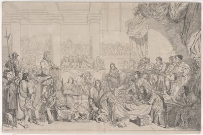 El juicio de William Lord Russell de George Hayter